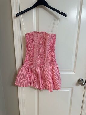 Anthropology mini dress with built in shorts